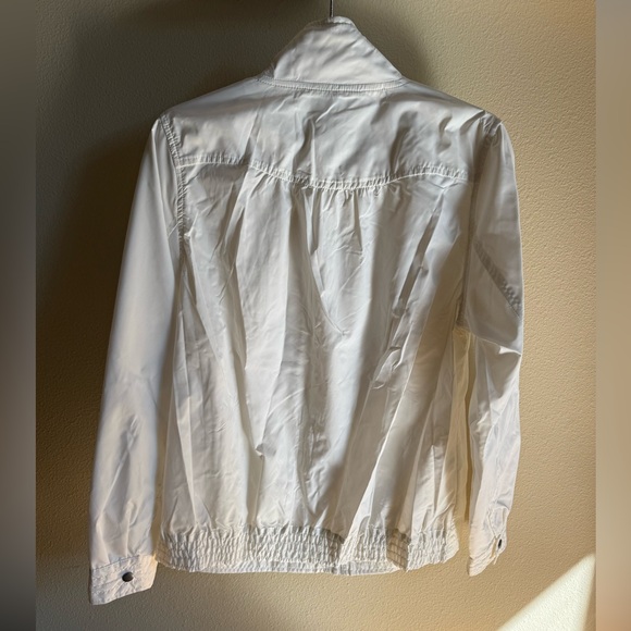 Eddie Bauer lightweight nylon jacket in white - Picture 3 of 3